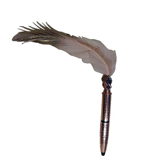 

@ Designer Feather Copper Ball Pen For School And Office Use q028 Zr661-60%Off