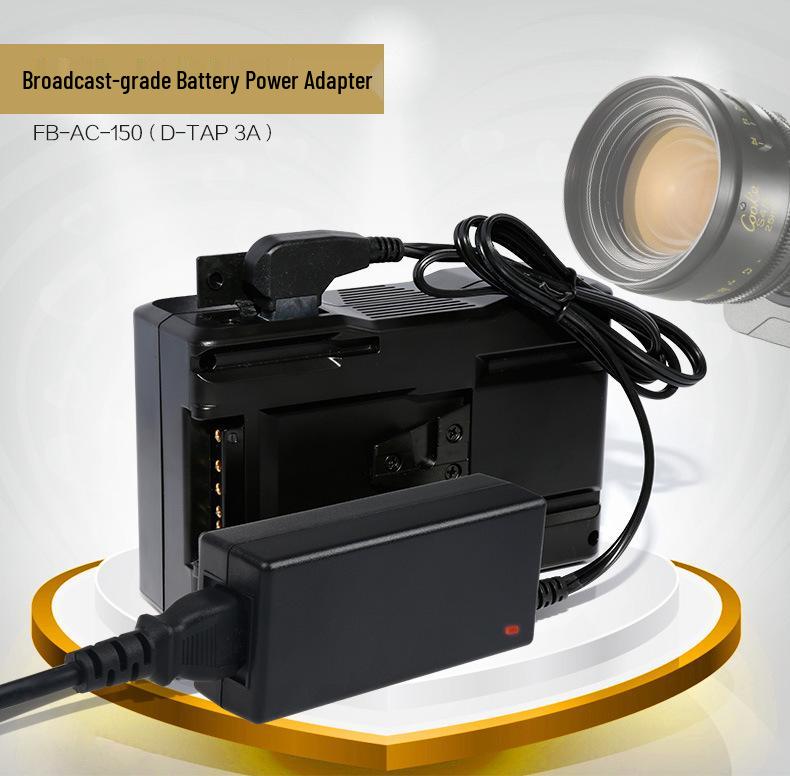 8-Cell V-Mount Battery Charger for Sony Camcorders with D-TAP Adapter