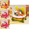 Childrens Puzzle Toy Transparent Gear Cartoon Bear Push Car For Parent Child Interaction