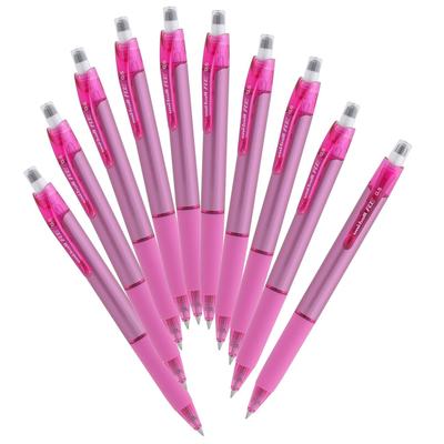 Mitsubishi Pencil RE Radierbarer Kugelschreiber Kirsche 10 Uni-ball 0,5 Stift, Rosa, Stifte, URN18005.13