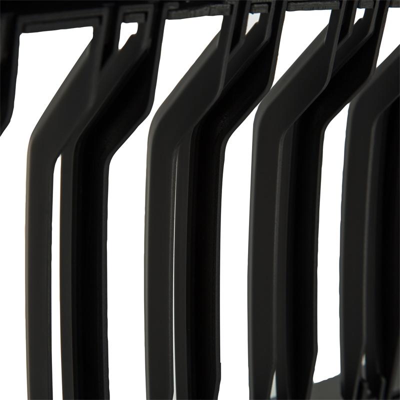 For BMW 5-series G30 Sedan/G31 Wagon 2017-2020 Pre-Facelift Matte Black Grille Car Front Hood Grill Kidney Grilles Racing Grill Dual Line