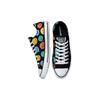 Converse Chuck Taylor All Star Trendy Versatile Smiley Print Low Top Canvas Shoes Unisex Sneakers Black 172827C