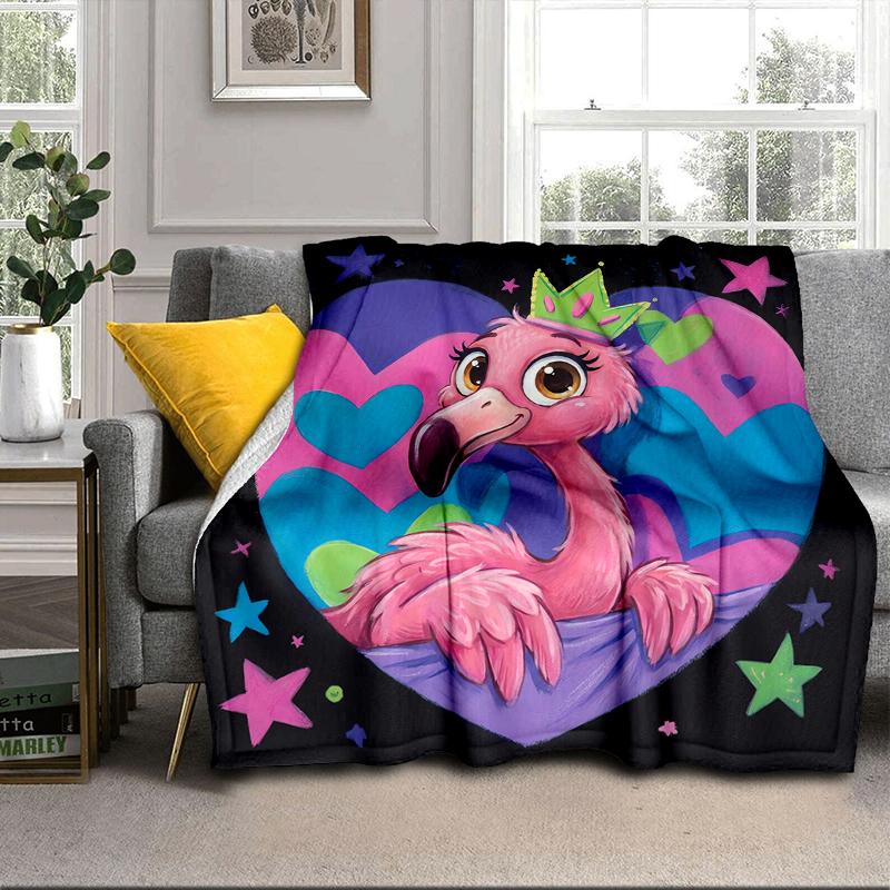 Magical Flamingo Sky Blanket Flannel Blanket Throw Blanket Sofa Cover Blanket Soft Premium Blanket Picnic Blanket Tv Blanket Gifts