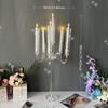 Transparent Acrylic Candle Holder for Birthdays, Weddings, and Banquet Decorations