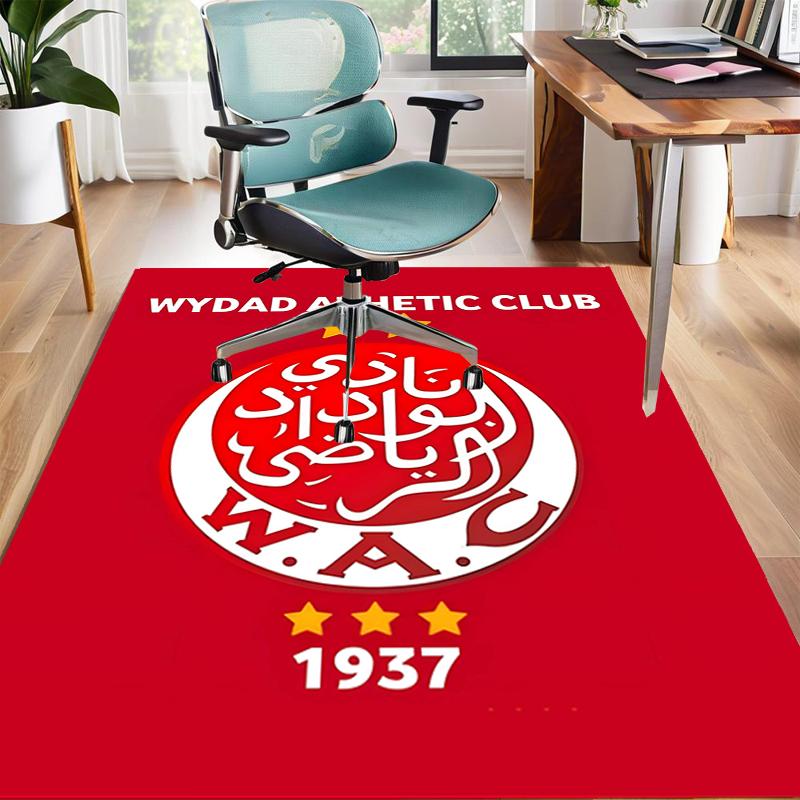 1pc Football Team Design Area Rug - Non-Slip, Soft & Cozy Floor Mat for Living Room, Bedroom, Office - Indoor/Outdoor Decorative Carpet