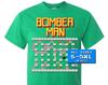 Bomberman 1 Screen T Shirt BLACK All Sizes S-5XL 100% Cotton NES Famicom Nintendo Game