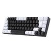 Membrane Gaming Keyboard 68 Keys RGB Backlit Ergonomic USB Interface Computer Keyboard for   System   Family