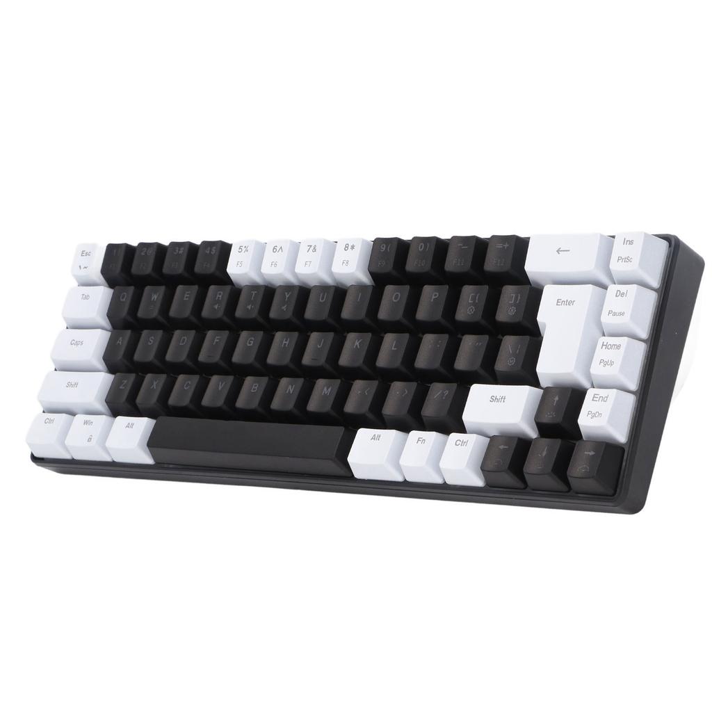 Membrane Gaming Keyboard 68 Keys RGB Backlit Ergonomic USB Interface Computer Keyboard for System Family