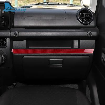 Real Soft Carbon Fiber Sticker For Suzuki Jimny 2019 2020 2025 2025 2025 2025 2025 LHD RHD Car Passenger Strip Co-Pilot Decor