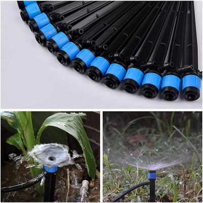 10-50 STÜCKE 360° Streusprenger Bewässerung Tropfer Gerät Garten Landwirtschaft Blume Rasen Bewässerungsdüse Verriegelter Anschluss 4/7mm Schlau