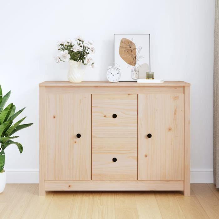 814564 vidaXL Buffet 100x35x74 Cm Solid Pine Wood