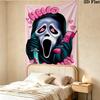 Scream Wall Tapestry Aesthetic Wall Hanging Printed Fabric Blanket Decorative Tapestries For Bedroom Living Room Home Decor