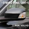 2Pcs LED Dynamic Turn Signal Light Rearview Side Wing Mirror Lamp For Volvo XC70 2008-2012 XC90 2007-2014 Car Accessories