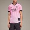 Y-3 Real Madrid T-Shirts Men's Pink V-neck Moderate Straight Fit HI3984