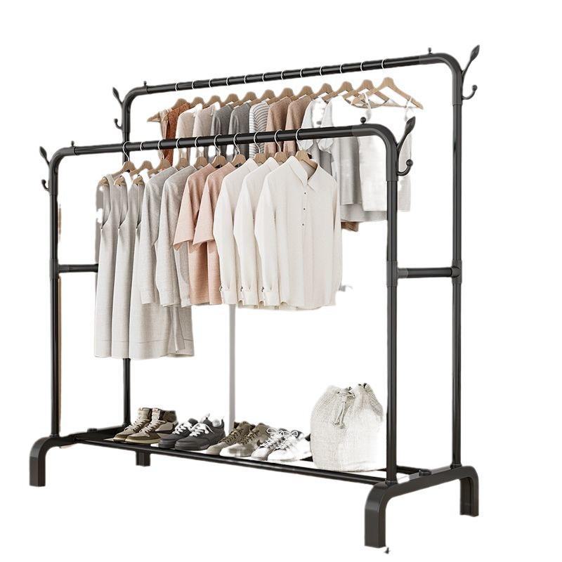 Bold Vertical Clothes Rack: Floor-Standing Drying Rod for Home or Balcony