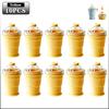 Silicone Folding Straw Cup with Ice Cube Mold Summer Collapsible Travel Cup Bottle Built-in Ice Ball Mold 2in1 Portable Amagi