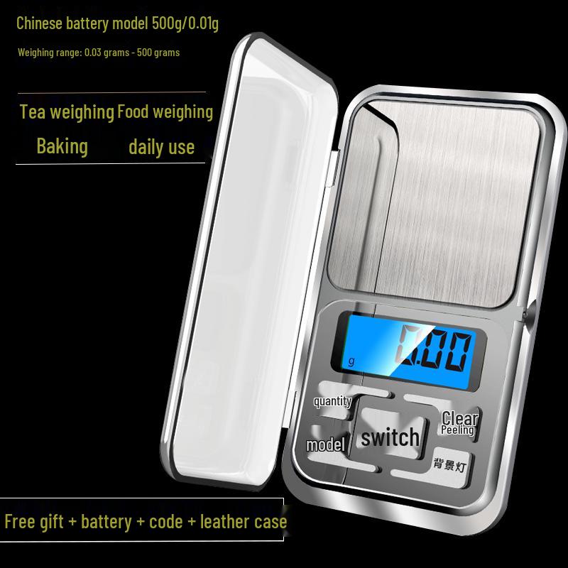 High-Precision Portable Kitchen Scale for Jewelry, Baking, Tea, Bird's Nest - Gram Weight Electronic Scale