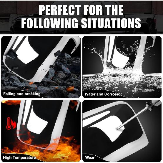 Chrome Side Mirror Covers Caps Compatible With 2009-2018 Dodge Ram 1500 And -2024 RAM 1500 Classic With Turn Signal Cut-Outs (Chrome-With Cut-Outs)