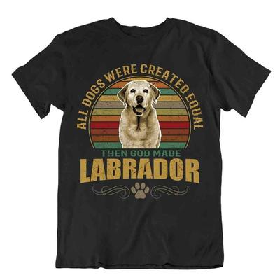Labrador Dog Cute Pet Lovers Best Friend Vintage Cool Funny Unisex T-Shirt