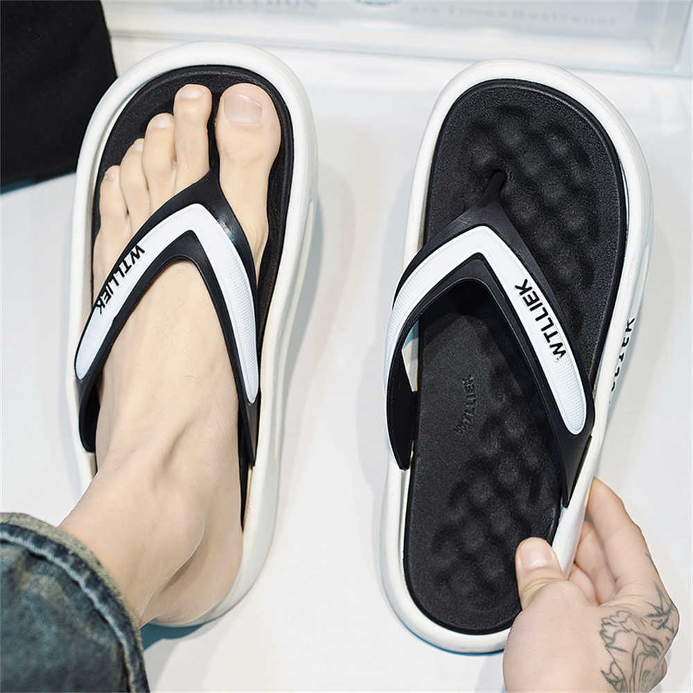 Fashion Sky Blue Oversize Big Size Sandals Summer Shoes Men Sandal Slipper Sneakers Sports New Season Botasky Gym Real Tens Sheos