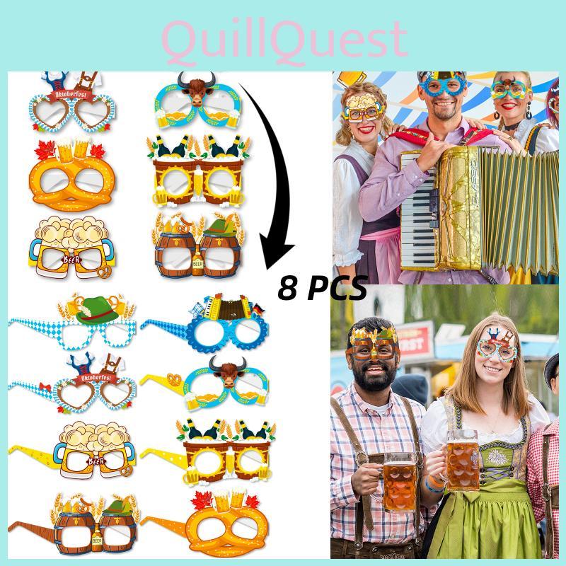 Beer Festival Photo Props Paper Glasses For Cross-border Munich Beer Festival Party Decorations Code Beer Festival Glasses)