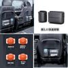 AUSTYLCO Car Seat Back Storage Rear Seat Storage Box with Integrated Tissue Box and Water Cup Large Car Car Accessories Box, Multi-Function Holder,