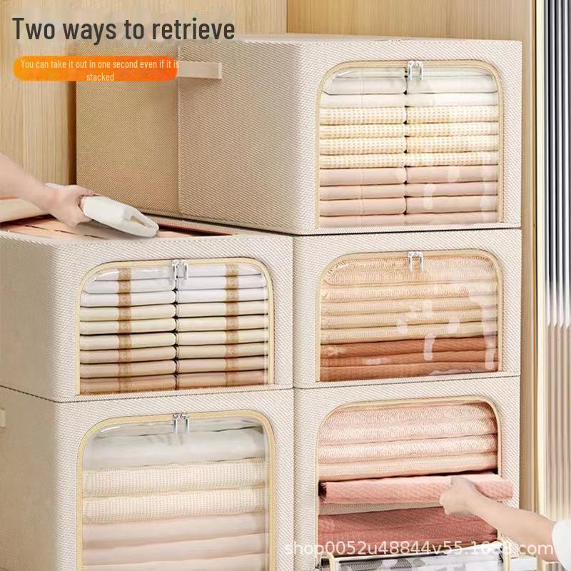 Thickened Fabric Wardrobe Storage Box for Clothes and Pants