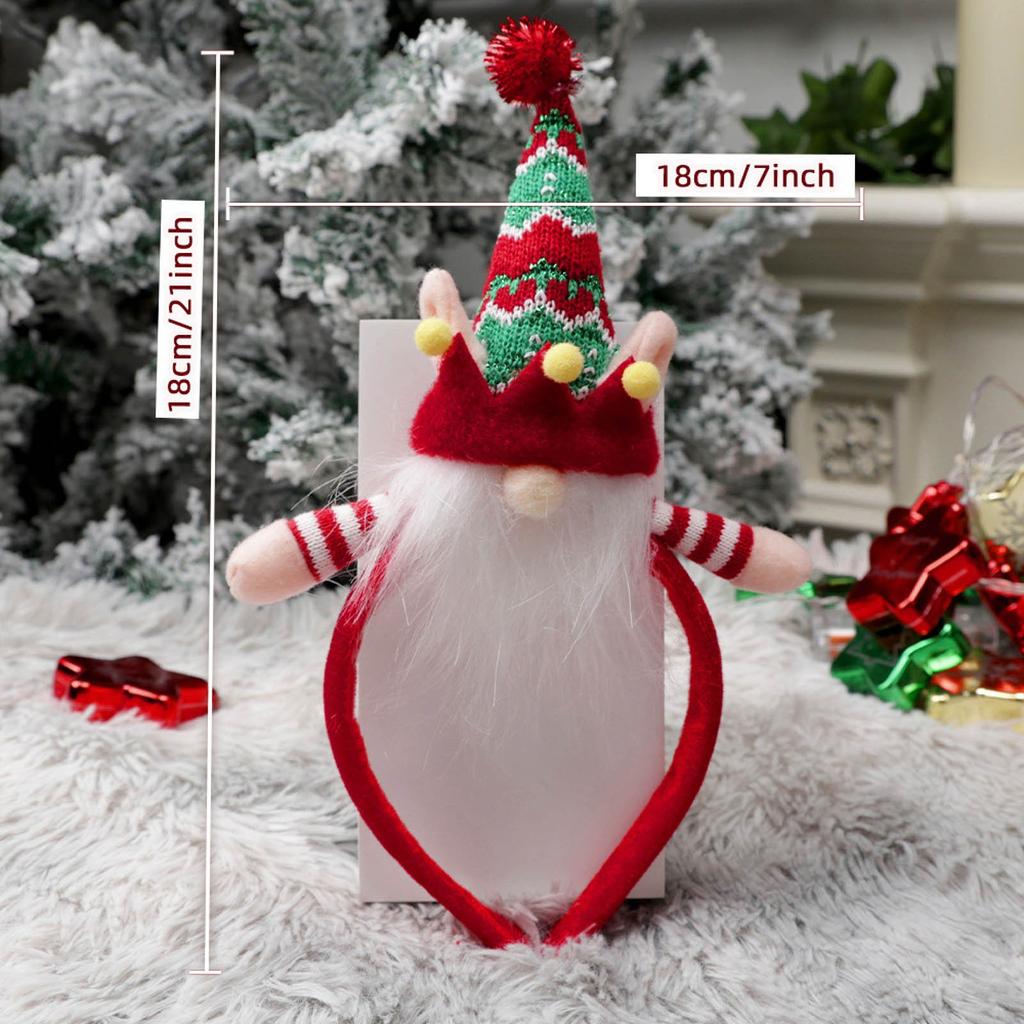 Christmas Hair Bands Long Hat Style Hair Cards Decoration Children Adults Holiday Party Decorations