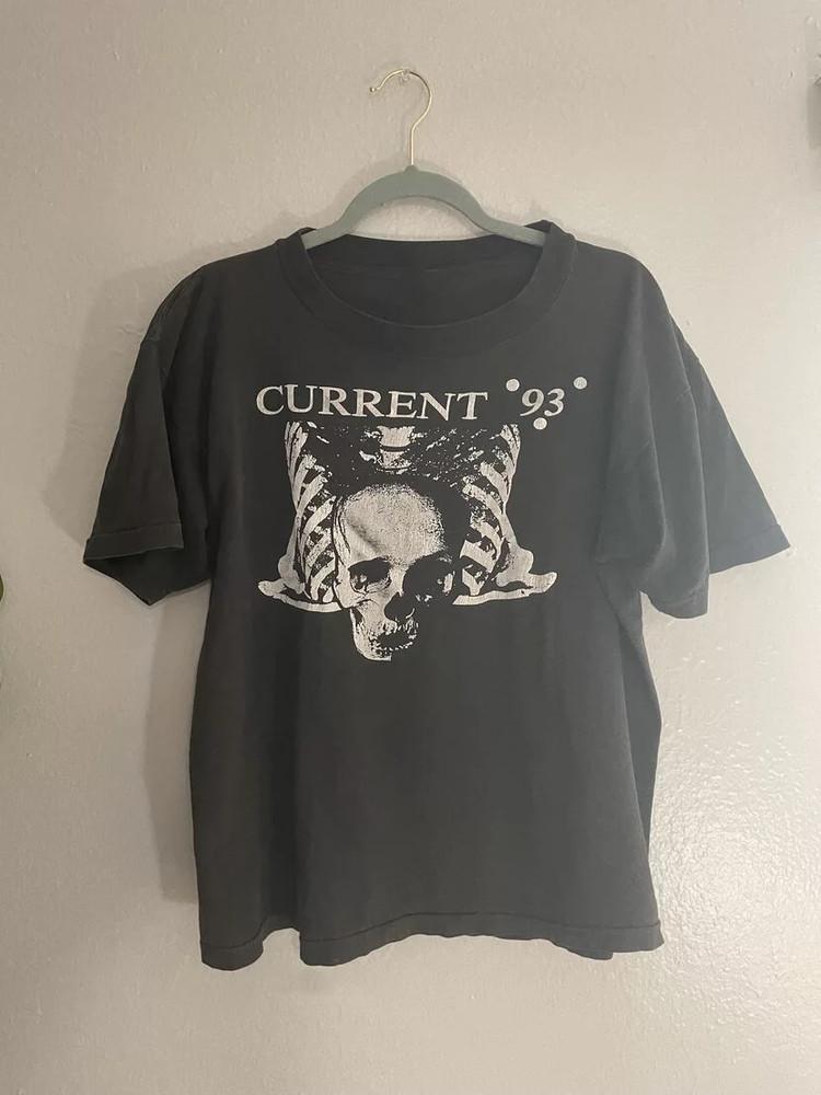 

Current 93 Gift For Fans Black T-shirt Tops Tee Cotton All Size XL