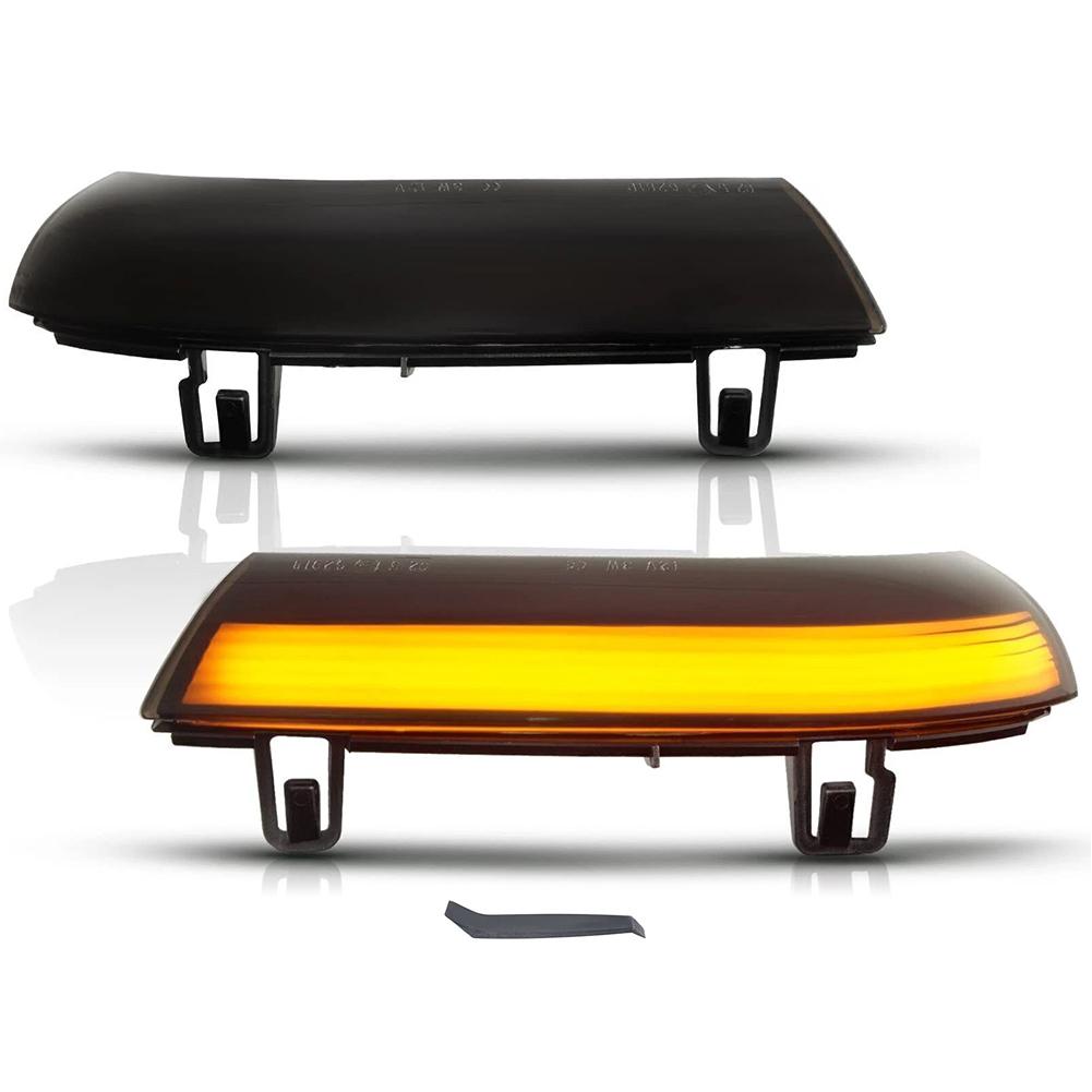 2Pcs LED Mirror Turn Signal Light Waterproof Side Mirror Indicator Lamp Exterior Mirror Turn Signal Lamp for Car Light Supplies