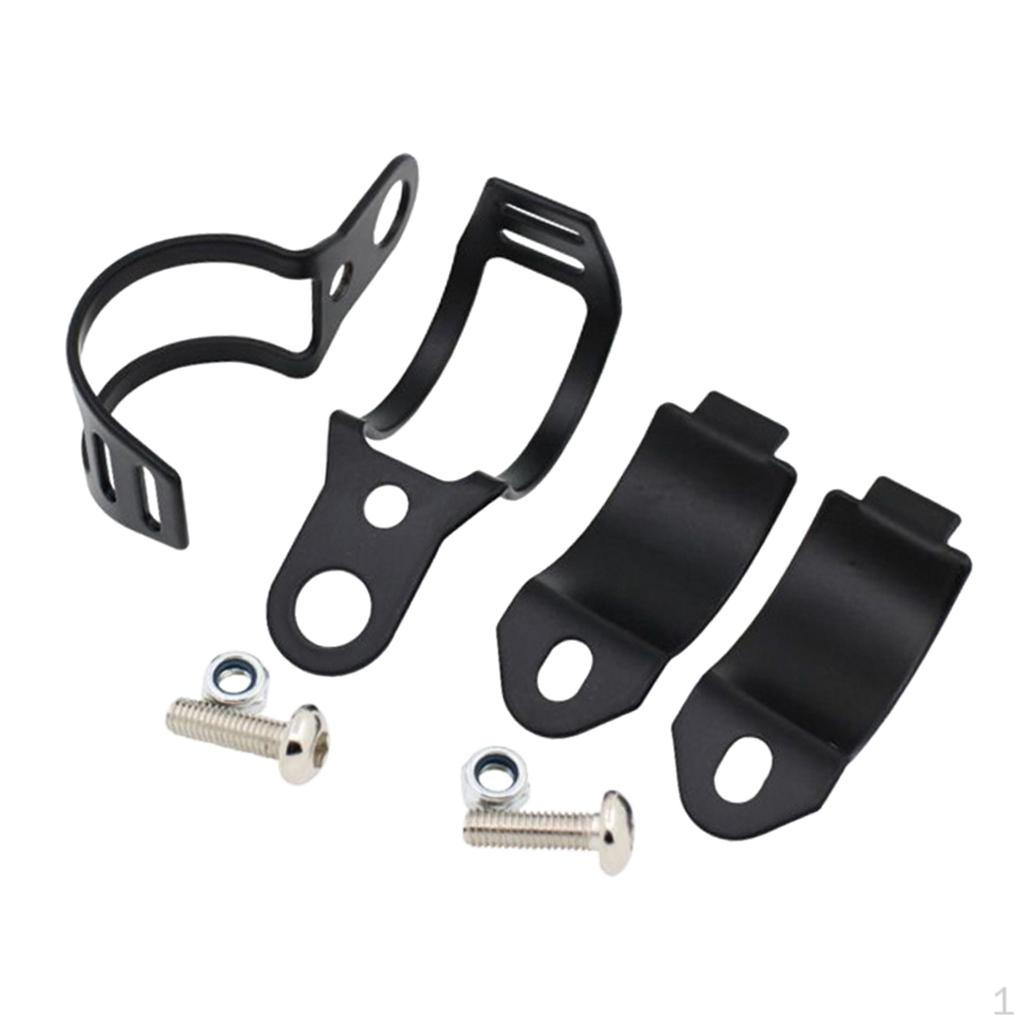 

of Morcycle Rotate Light Bracket Fork Clamps Mount Holder Lamp чорний