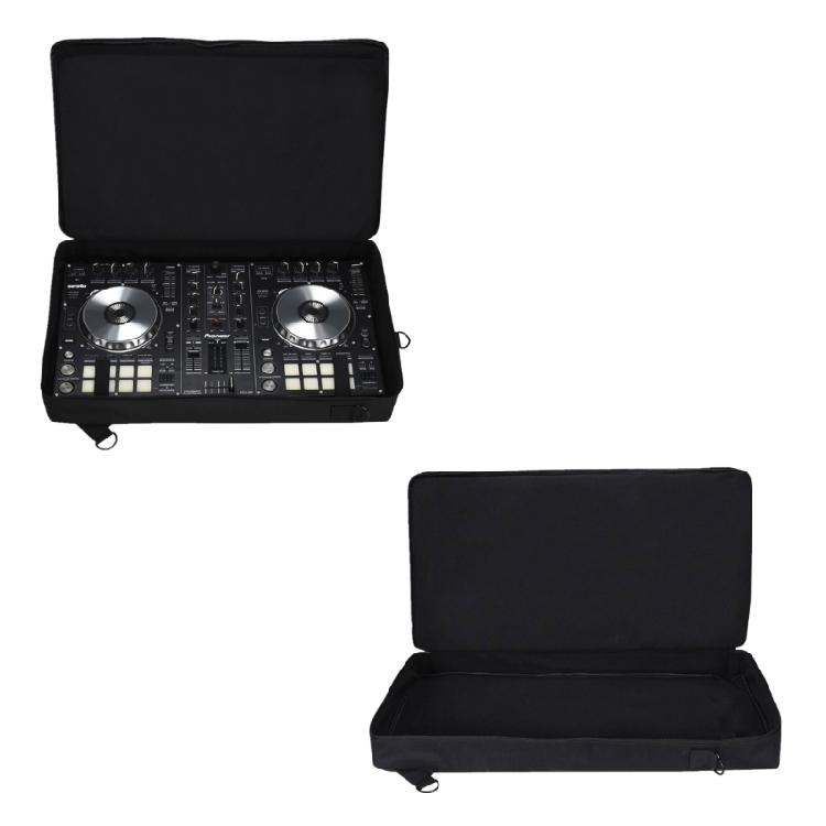 DJ Disc Player Controller Storage Bag Padded Compartment with Individual Pockets
