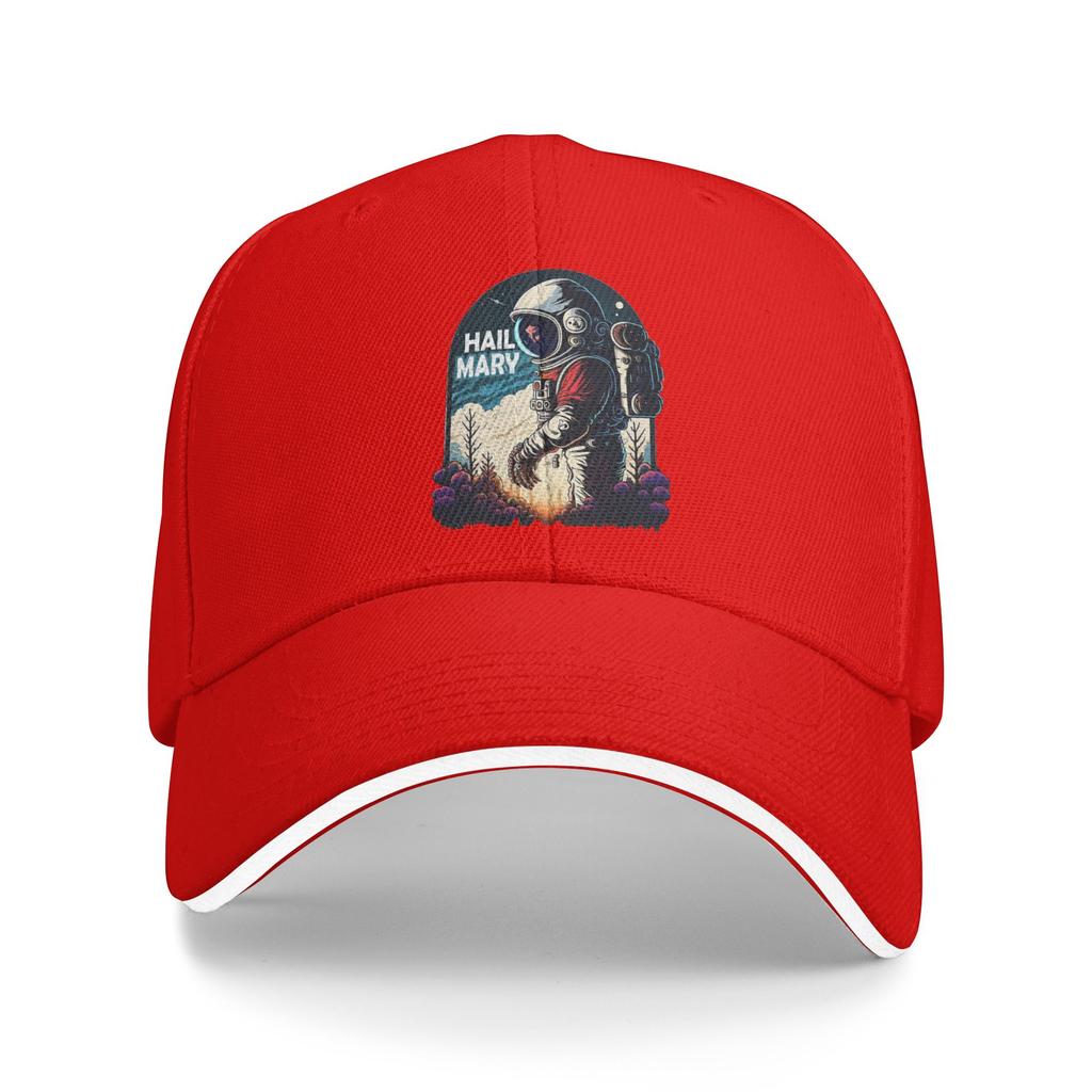 Project Hail Mary Astronaut Movie Baseball Cap Fashion Sandwich Cap Unisex Adjustable Headwear Outdoor