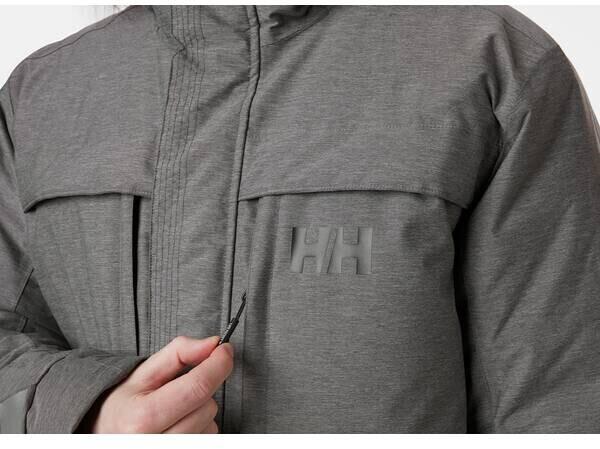 Winter Jacket Helly Hansen Nordsjo Parka Grey Melange