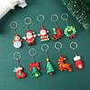 Christmas Cartoon Snowman Keychains - Cute Children's Bag Accessories & Creative Holiday Decorations