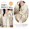 Tiernyueth Square Long Sleeve Floral Cute Easy to Put On and Take Perfect for and Winter Women's Pajamas, Collar, Button-Down Front, Print,
