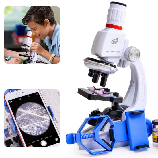 100-1200X Mini Microscope Biological Science Lab Tool Kids Early Learning Toy