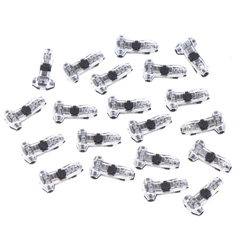 H-Type No-Stripping No-Soldering Quick Wiring Terminal Connector Double Wire Docking Connector Led Solder-Free Connector