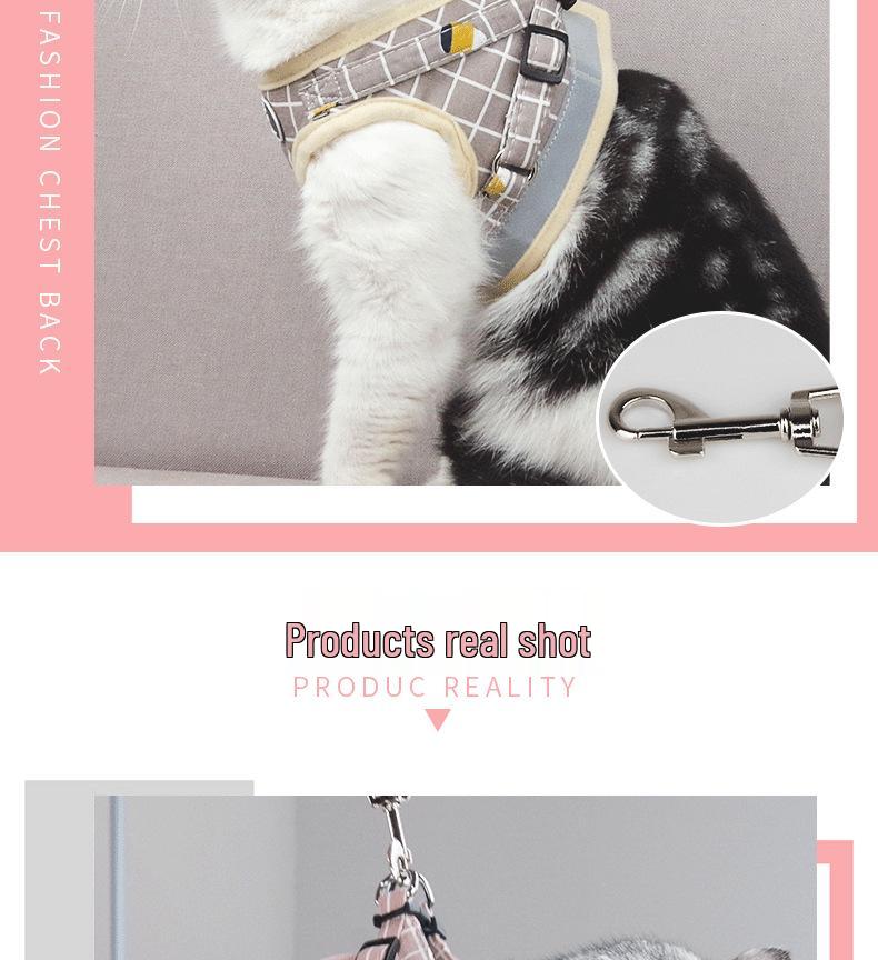 Escape-Proof Outdoor Cat Leash and Harness