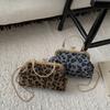 This year's popular shell bag winter new chain bag niche leopard print handbag women's shoulder messenger bag