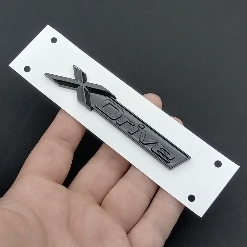 

3D ABS XDrive Logo X Drive Emblem Car Rear Trunk Badge Fender Side Sticker For BMW Xdrive 320d 320i 530d 525d X3 X5 Accessories