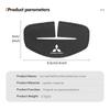 For Mitsubishi 1/2PCS Car Seat Safety Belt Soft Protector Shoulder Strap Pad Outlander Lancer L200 ASX Pajero Grandis Eclipse