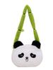 New Flower Panda Doll Plush Bag Children's Versatile Grab Machine Doll Small Bag, Cute Panda Doll Diagonal Span