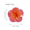 8CM Hair Claws Headwear Accessories Gradient Flower Acrylic Hair Clip Women Large Sweet Hair Claws Crab Clamp Barrettes Hawaiian