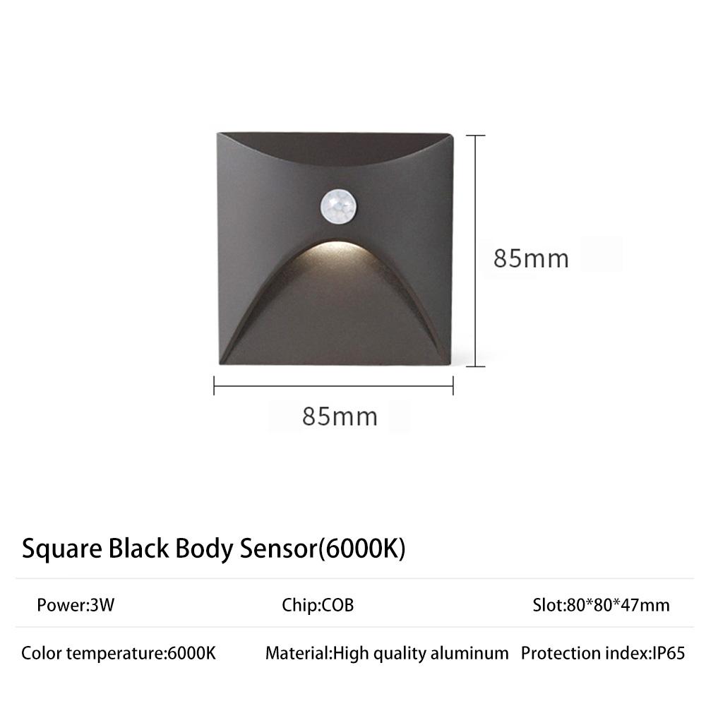 Outdoor Lighting Recessed Wall Lamp Waterproof IP61 1W Led Embedded Step&Stair Balcony Porch Aisle Yard Night Light Home Supply