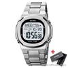 SKMEI 2004 Luxury Digital Watch for Men Sport Calendar Steel Waterproof Electronic Men Wristwatches Led Alarm Clock Reloj Hombre