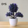 Bonsai Artificial Simulat Birou Decor Plastic Oaspeți Salutare Pin Plantă în ghiveci