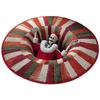 60*60cm Christmas Round Carpet 3D Special-shaped Bedroom Door Mat Santa Claus Floor Mat  Home Decor