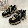 Chunky Sneakers for Women Lace-Up White Vulcanize Shoes Casual Fashion Dad Shoes Platform Comfortable Zapatillas Mujer