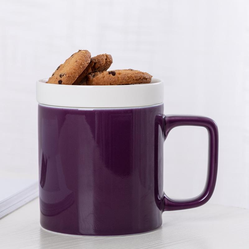 Original Tea Ceramic Cup Flower Tea Cup With Lid, Cup Water Cup, Office Cup